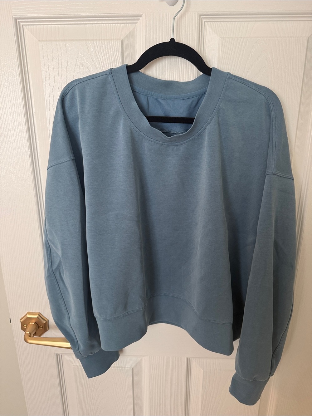 lululemon athletica Dusty Blue Crewneck Sweatshirt